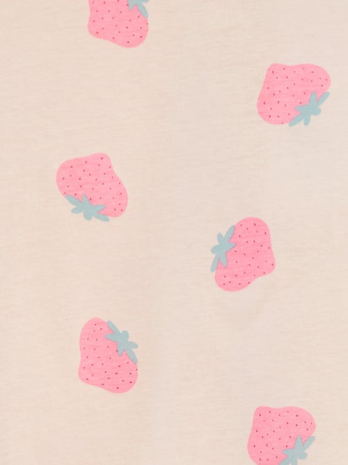 T-shirt de manga curta com estampado - Kiabi