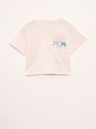 T-shirt de manga curta com estampado
