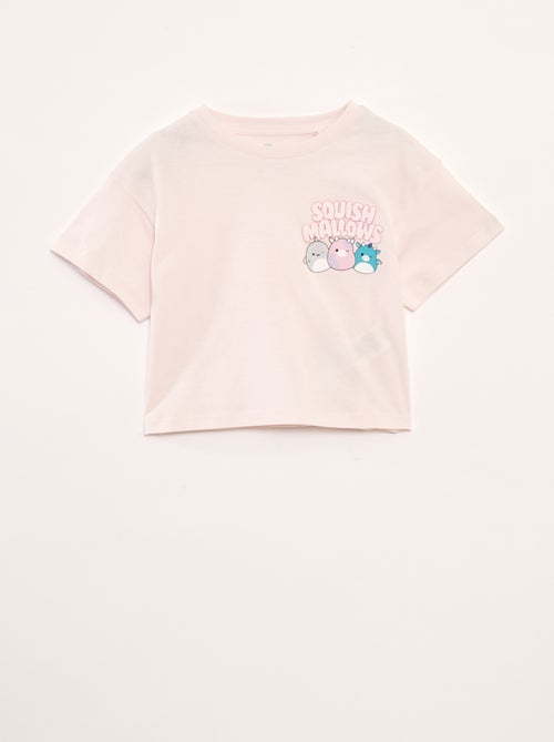 T-shirt de manga curta com estampado - Kiabi