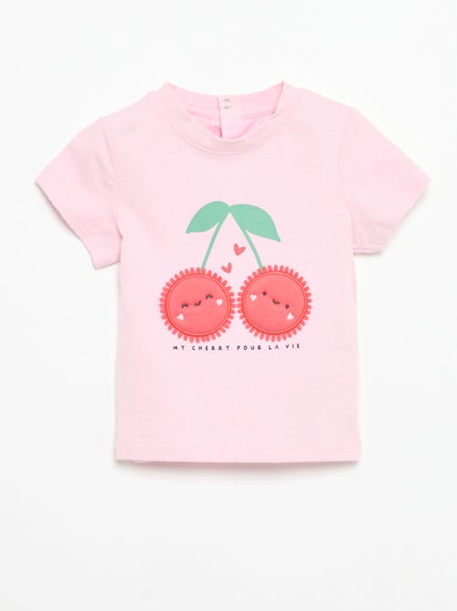T-shirt de manga curta com estampado - Kiabi T-shirt de manga curta com estampado - Kiabi