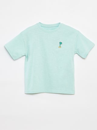 T-shirt de manga curta com estampado