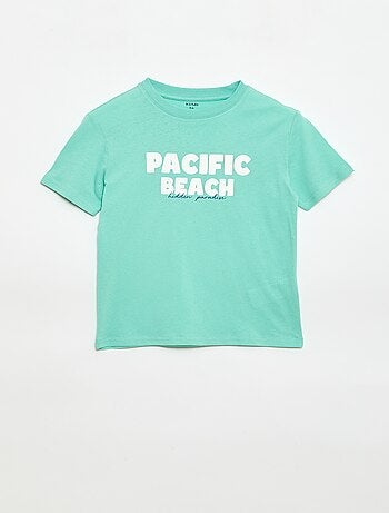 T-shirt de manga curta com estampado