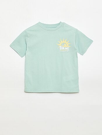 T-shirt de manga curta com estampado