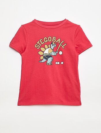 T-shirt de manga curta com estampado