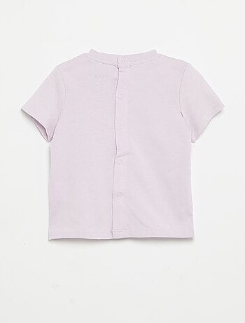 T-shirt de manga curta com estampado
