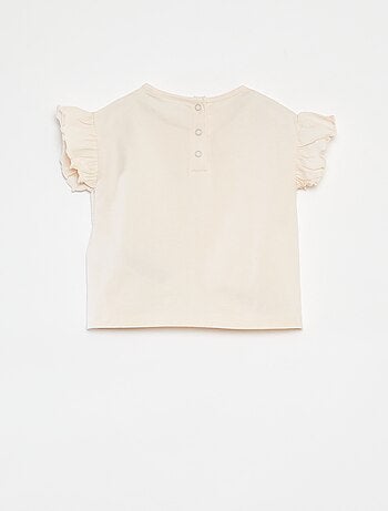 T-shirt de manga curta com folhos 'Bluey'