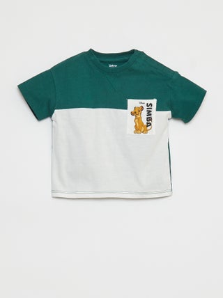 T-shirt de manga curta com impressão 'Disney'
