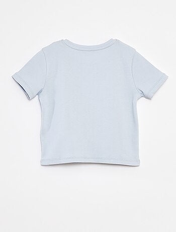 T-shirt de manga curta com laços decorativos
