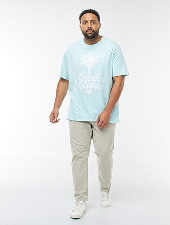 T-shirt de manga curta com motivo