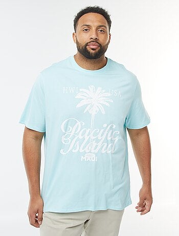 T-shirt de manga curta com motivo