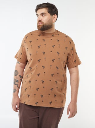 T-shirt de manga curta com motivo