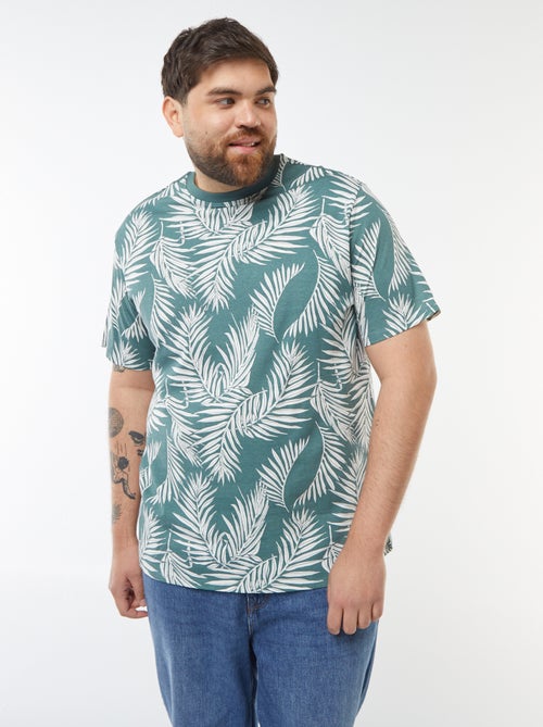 T-shirt de manga curta com motivo - Kiabi