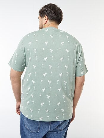 T-shirt de manga curta com motivo