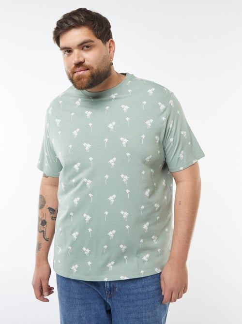 T-shirt de manga curta com motivo - Kiabi