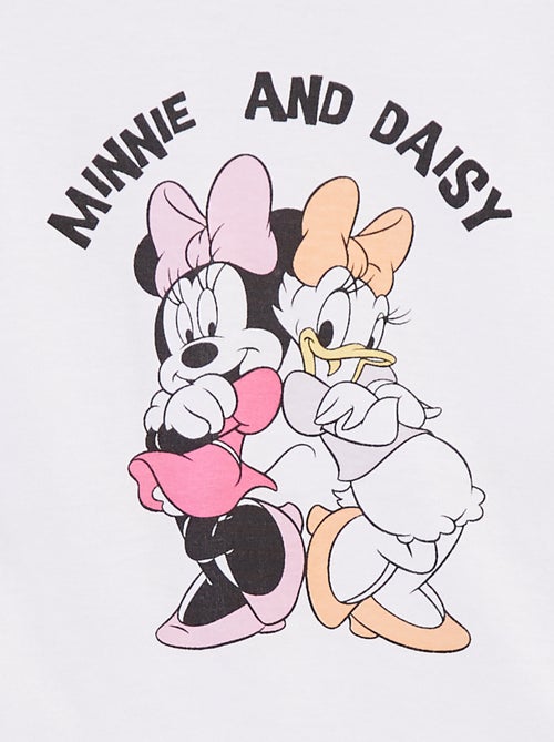 T-shirt de manga curta cropped 'Minnie' 'Disney' - Kiabi