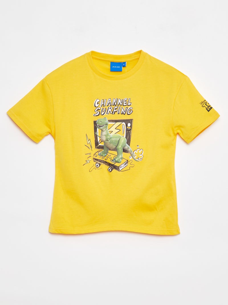 T-shirt de manga curta 'Disney' AMARELO - Kiabi