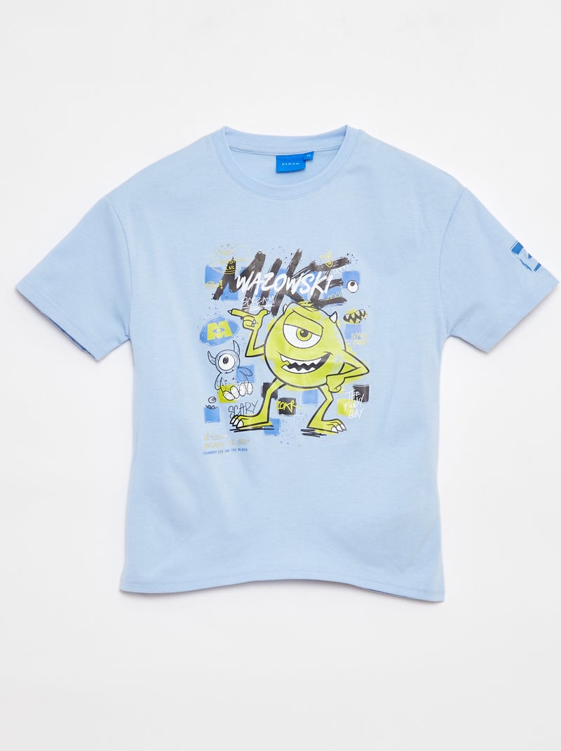 T-shirt de manga curta 'Disney' AZUL - Kiabi