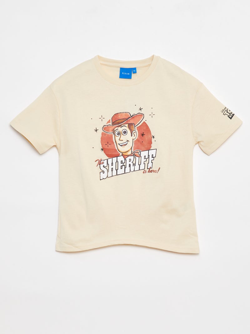 T-shirt de manga curta 'Disney' BEGE - Kiabi