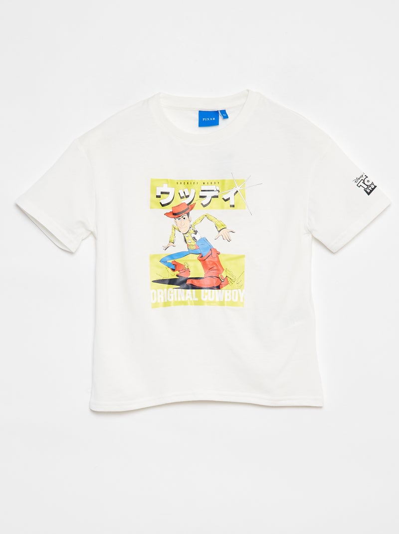 T-shirt de manga curta 'Disney' BRANCO - Kiabi