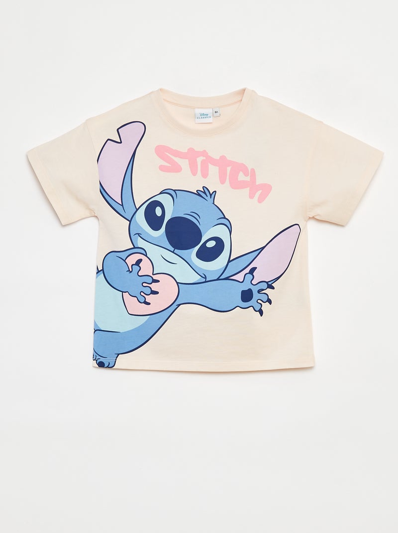 T-shirt de manga curta 'Disney' ROSA - Kiabi