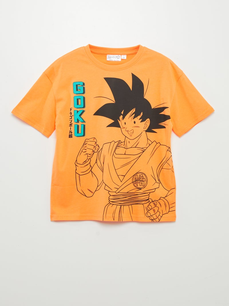 T-shirt de manga curta 'Dragon Ball Z' LARANJA - Kiabi