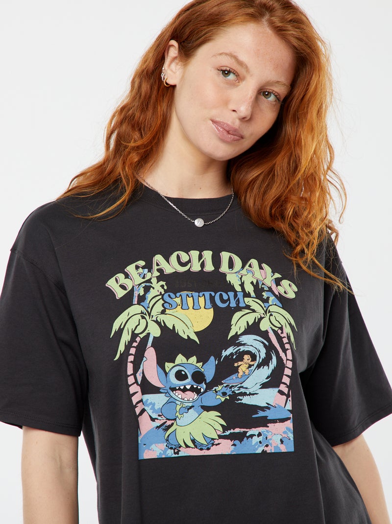 T-shirt de manga curta e gola redonda 'Disney' AMARELO - Kiabi