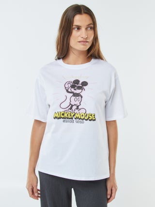T-shirt de manga curta e gola redonda 'Disney'