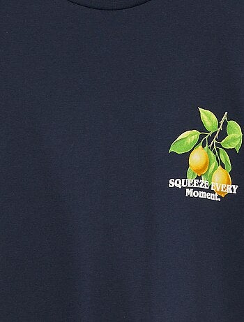 T-shirt de manga curta e gola redonda 'Produkt'
