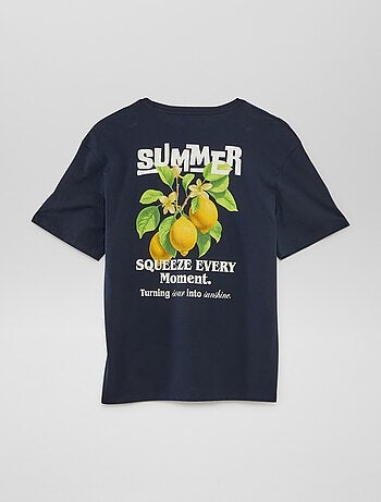 T-shirt de manga curta e gola redonda 'Produkt'