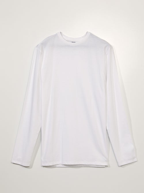 T-shirt de manga curta em jersey +1,90 m - Kiabi