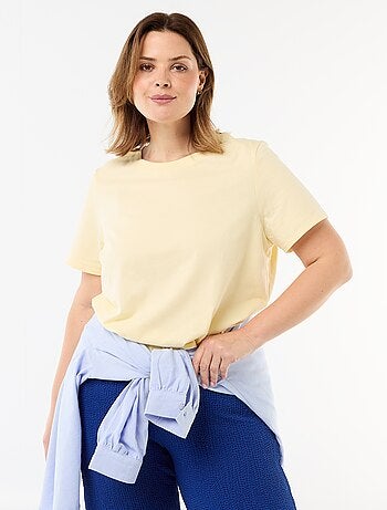 T-shirt de manga curta em jersey