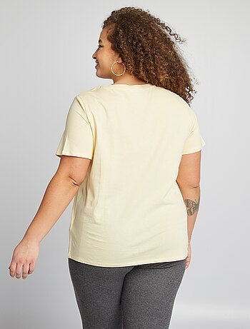 T-shirt de manga curta em jersey