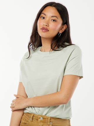T-shirt de manga curta em jersey
