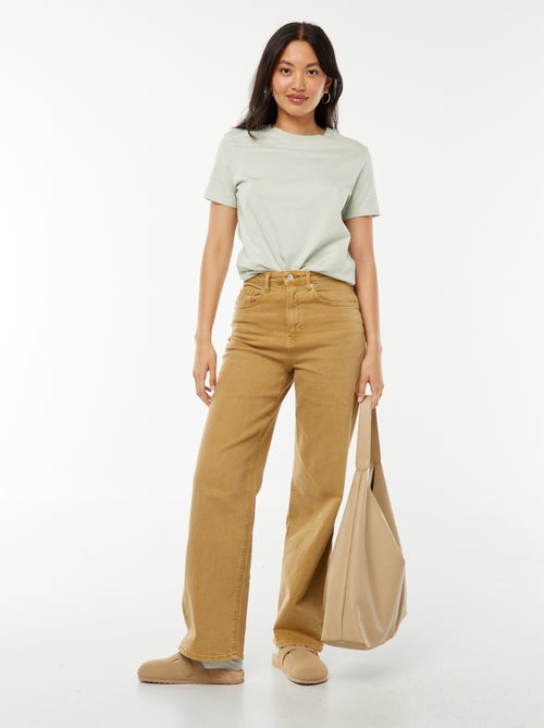 T-shirt de manga curta em jersey - Kiabi T-shirt de manga curta em jersey - Kiabi