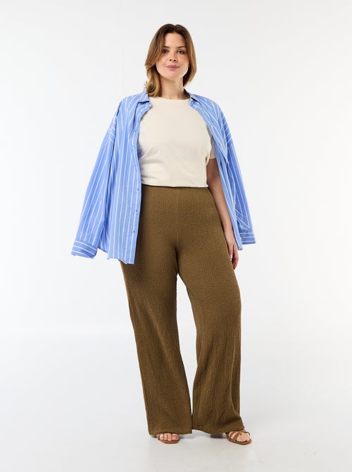 T-shirt de manga curta em jersey - Kiabi