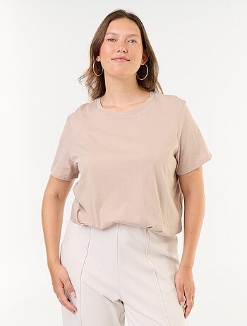 T-shirt de manga curta em jersey