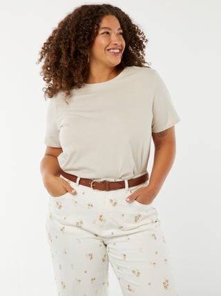 T-shirt de manga curta em jersey