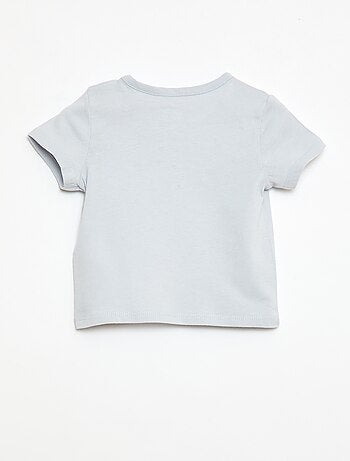 T-shirt de manga curta em jersey de algodão
