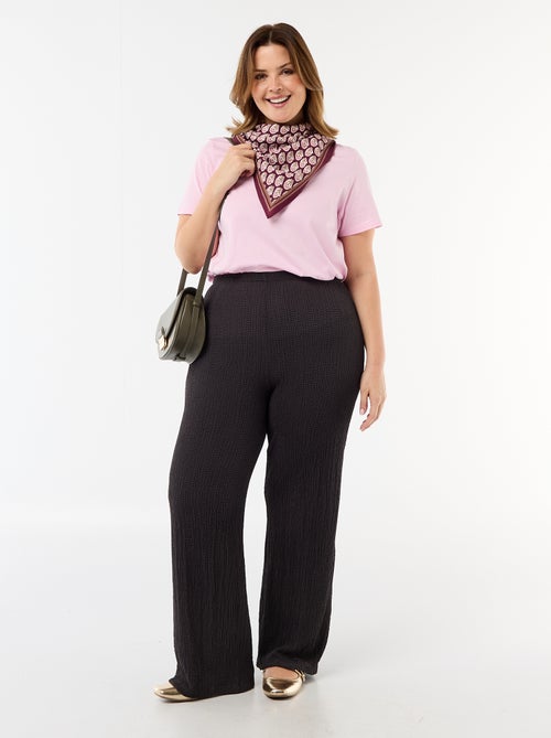 T-shirt de manga curta em jersey - Kiabi