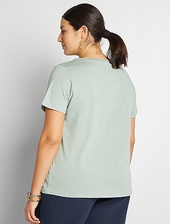 T-shirt de manga curta em jersey