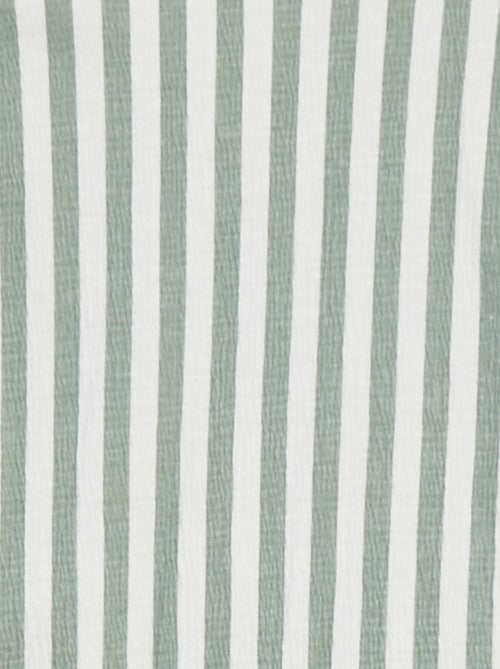 T-shirt de manga curta em malha crepe - Kiabi