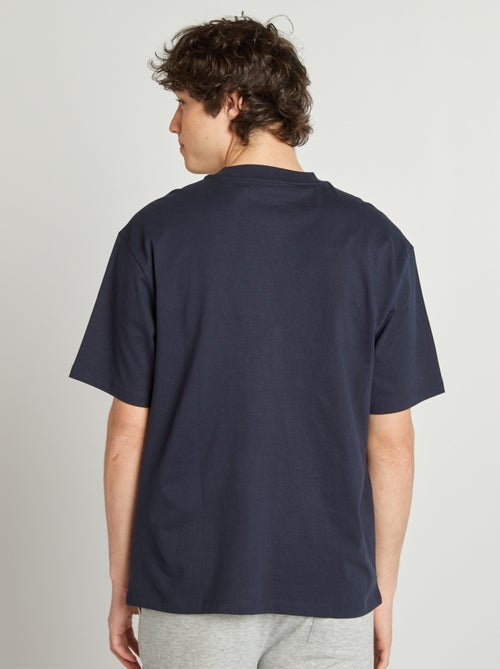 T-shirt de manga curta em malha jersey - Kiabi