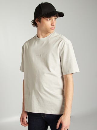 T-shirt de manga curta em malha jersey