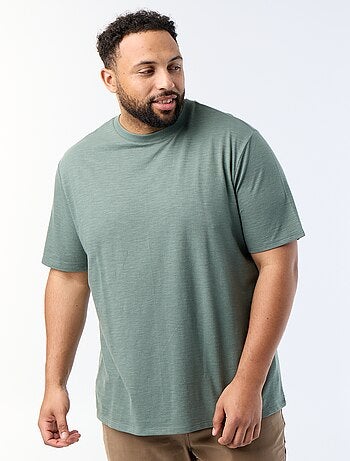 T-shirt de manga curta em malha jersey fantasia