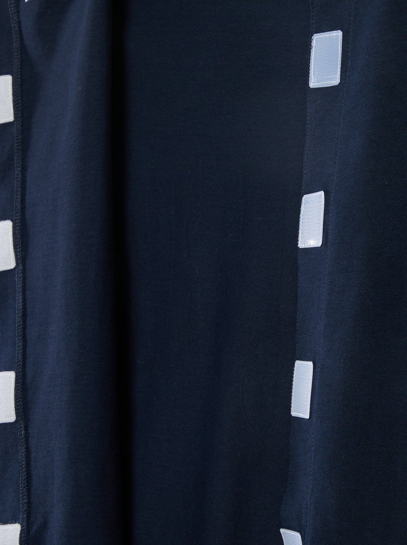 T-shirt de manga curta estampada - coleção fácil de vestir Azul - Kiabi