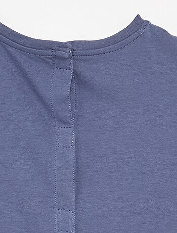 T-shirt de manga curta estampada - coleção fácil de vestir