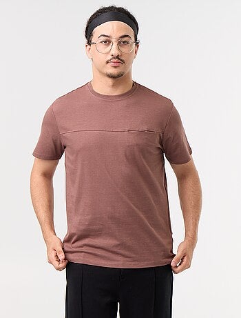 T-shirt de manga curta estampada - coleção fácil de vestir