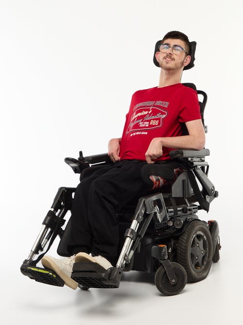 T-shirt de manga curta estampada - Fácil de Vestir - Kiabi