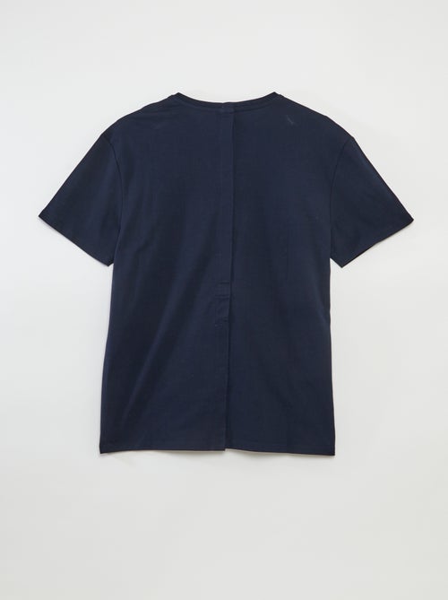 T-shirt de manga curta estampada - So Easy - Kiabi