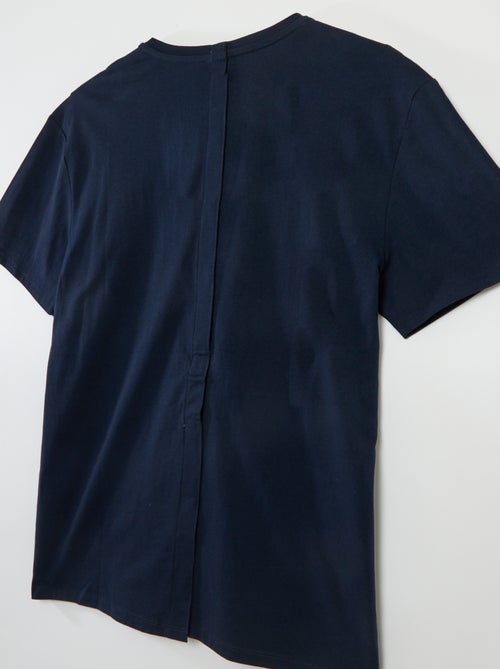 T-shirt de manga curta estampada - So Easy - Kiabi